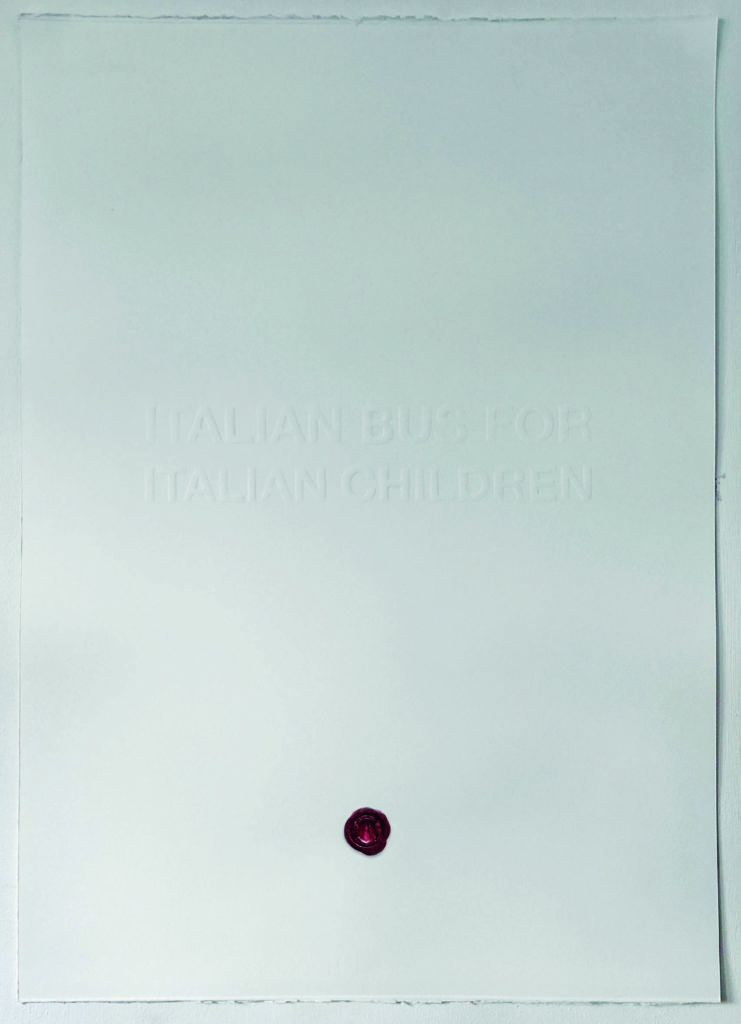Nobody Else Lodi 2019 Angelo Gallo Italian bus for Italian children